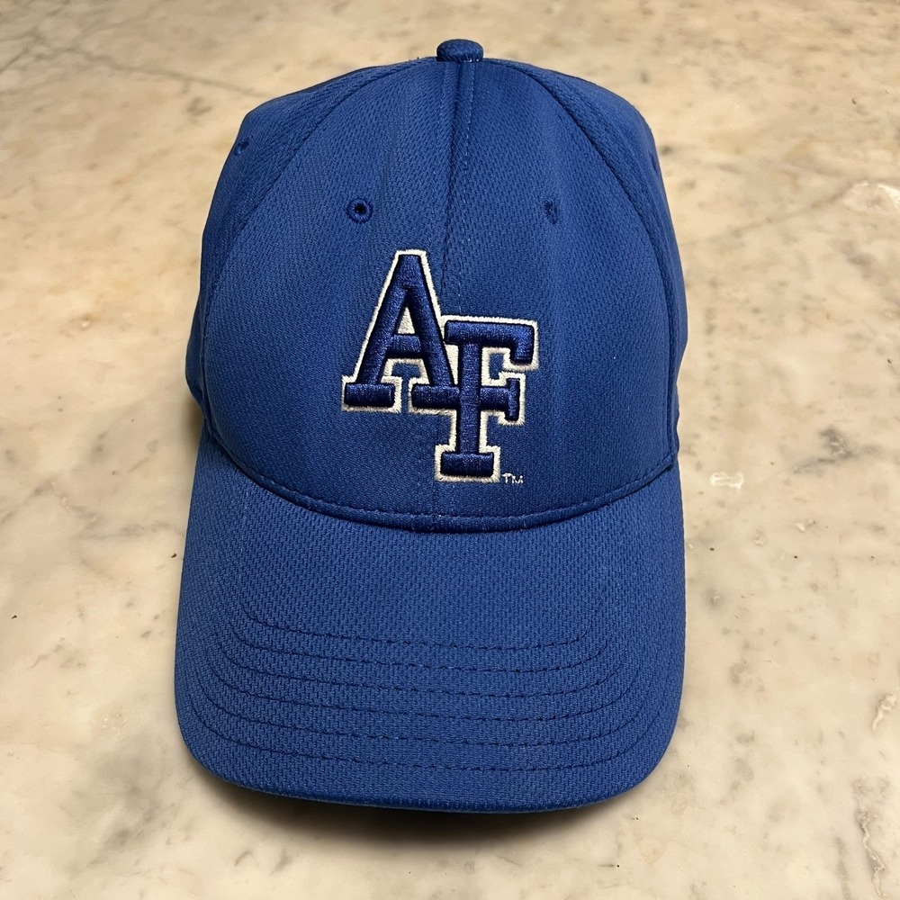 Under Armour Air Force Falcons Hat Blue Performance Mesh AF Logo Cap UC0807
